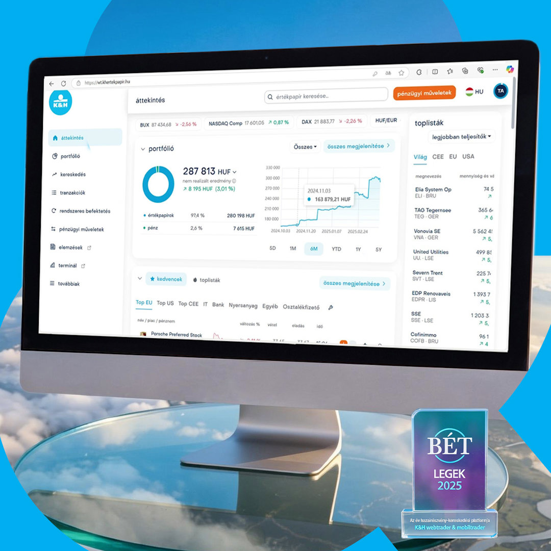 megújult K&H webtrader